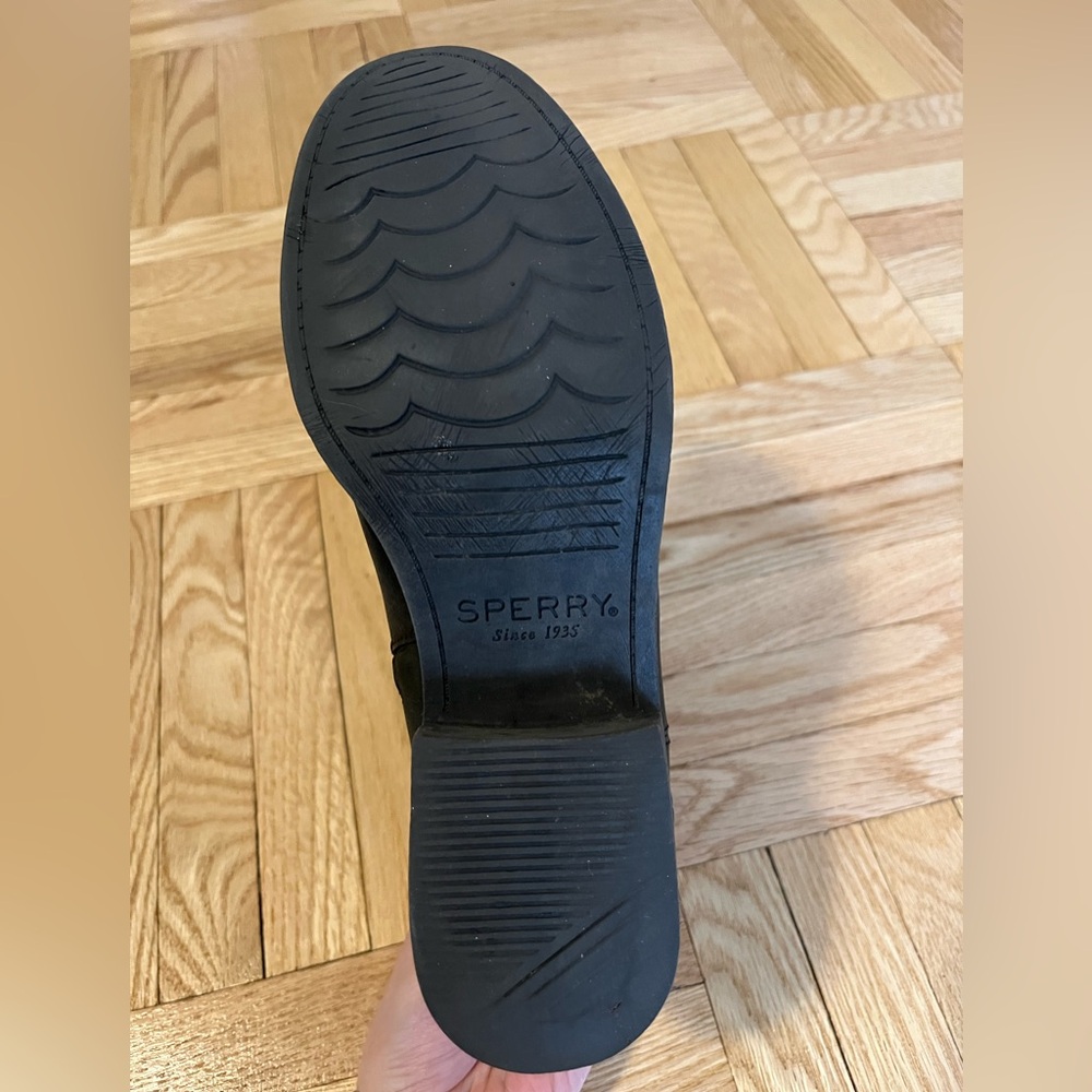 Sperry Women's Black Leather Boots - Picture 6 of 7